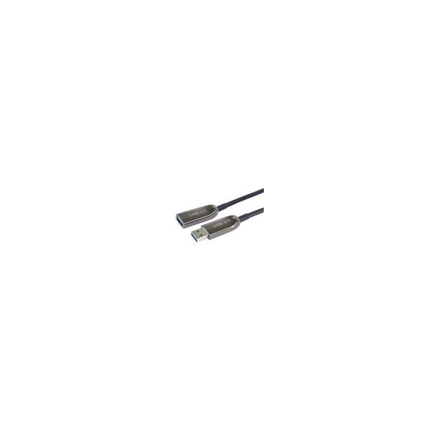 PremiumCord optical extension cable AOC USB 3.0 A/male - A/female, 30 m