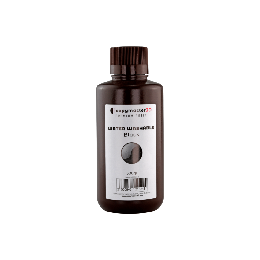Copymaster3D Copymaster 3D Water-washable UV Resin - 500ml - Black