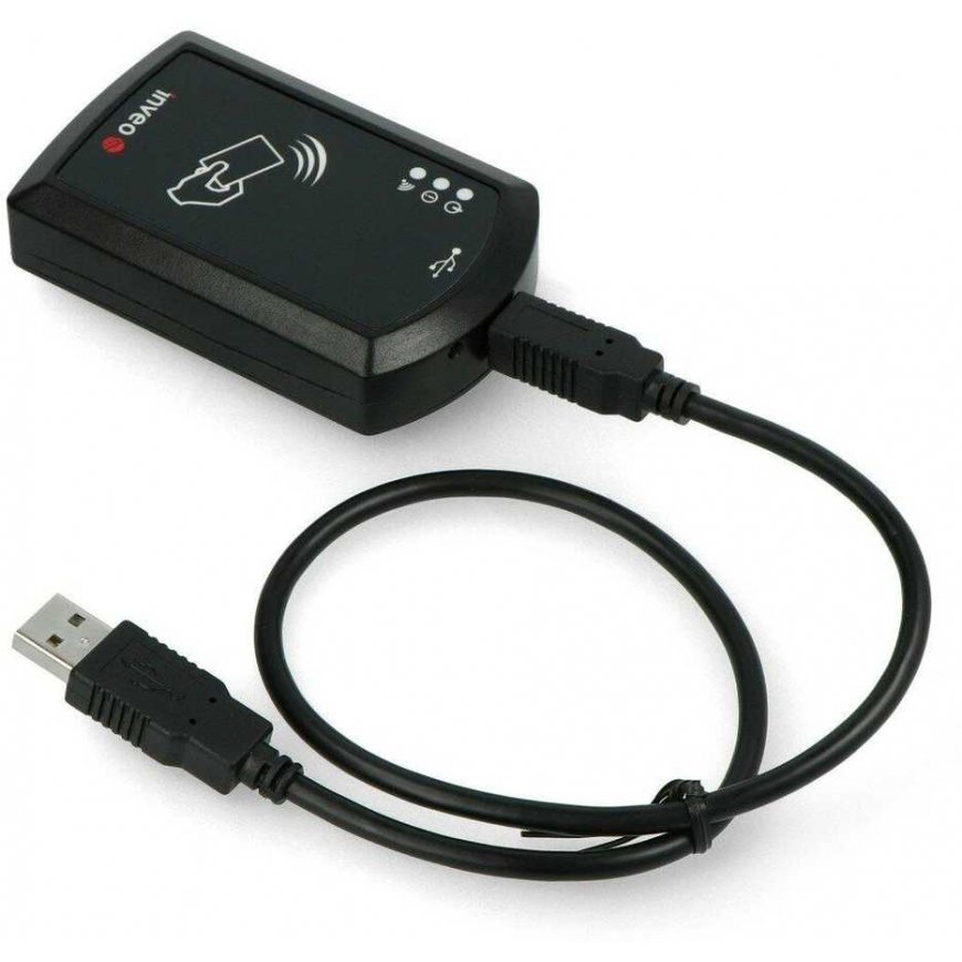 Inveo RFID-USB-DESK (MIF) transponder reader - 13.56MHz Mifare – 3