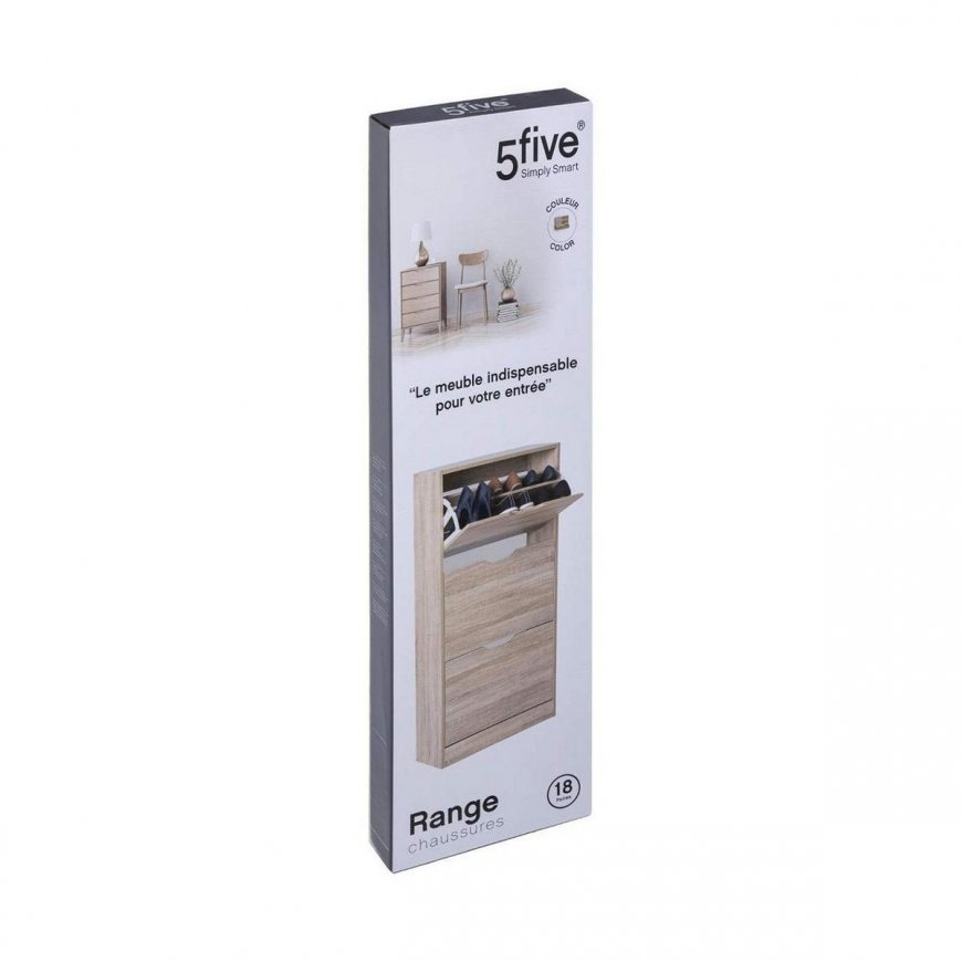 5five Simply Smart Batų lentyna 5five Medžio Balta (115 x 60 x 24 cm) – 2