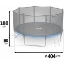 13 ft / 404 cm garden trampoline with external net and Neo-Sport ladder