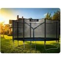 13 ft / 404 cm garden trampoline with external net and Neo-Sport ladder