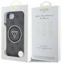 Dėklas Guess IML Metal Glitter 4G Circle Triangle MagSafe Case for iPhone 16e - Juodas Dėklas Guess IML Metal Glitter 4G Circle Triangle MagSafe Case for iPhone 16e - Juodas