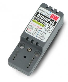 ATOMIC PoE Base W5500 - Ethernet module with PoE port - Atom expansion module for M5Stack development modules