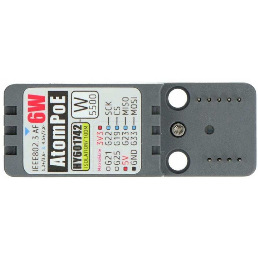 ATOMIC PoE Base W5500 - Ethernet module with PoE port - Atom expansion module for M5Stack development modules – 2