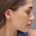 Brosway Oval, gold-plated 2in1 earrings with symphony crystal BYM194 Brosway Oval, gold-plated 2in1 earrings with symphony crystal BYM194