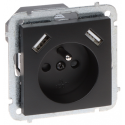 YKSITTÄINEN PISTORASIA VIRTALÄHTEELLÄ USB SANTRA/4188-19/EPN 230 V 16 A Elektro-Plast YKSITTÄINEN PISTORASIA VIRTALÄHTEELLÄ USB SANTRA/4188-19/EPN 230 V 16 A Elektro-Plast