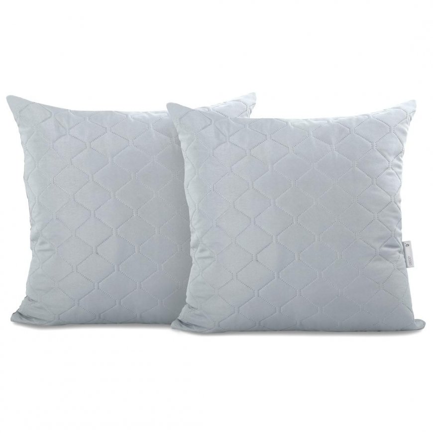 DecoKing Pagalvės užvalkalas Sidabrinis 40X40*2 – 2
