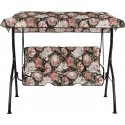 Cushions with canopy for swing 130 cm Luna / Kate A101-23PB PATIO Cushions with canopy for swing 130 cm Luna / Kate A101-23PB PATIO