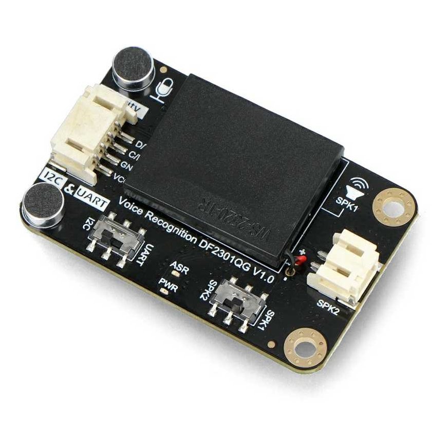 Gravity – Offline-puheentunnistusmoduuli – I2C, UART – DFRobot SEN0539-EN