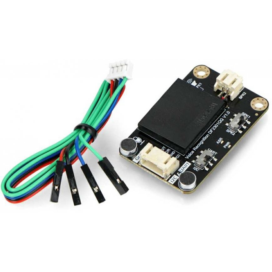 Gravity – Offline Voice Recognition Module – I2C, UART – DFRobot SEN0539-EN – 4