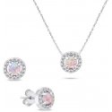 Brilio Silver Brilio Silver Charming Silver Opal -korusetti SET225WP (korvakorut, kaulakoru) Brilio Silver Brilio Silver Charming Silver Opal -korusetti SET225WP (korvakorut, kaulakoru)
