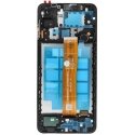 FixCell LCD ekranas, skirtas SAMSUNG A12 A127 OEM rėmeliui su komponentais