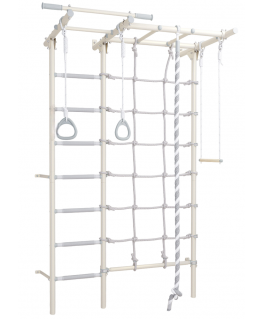 Sports complex (gymnastics wall) SANRO S7 PASTEL white, 219.6x154cm