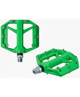 Shimano PD-GR400 Flat Pedal polkimet, vihreä