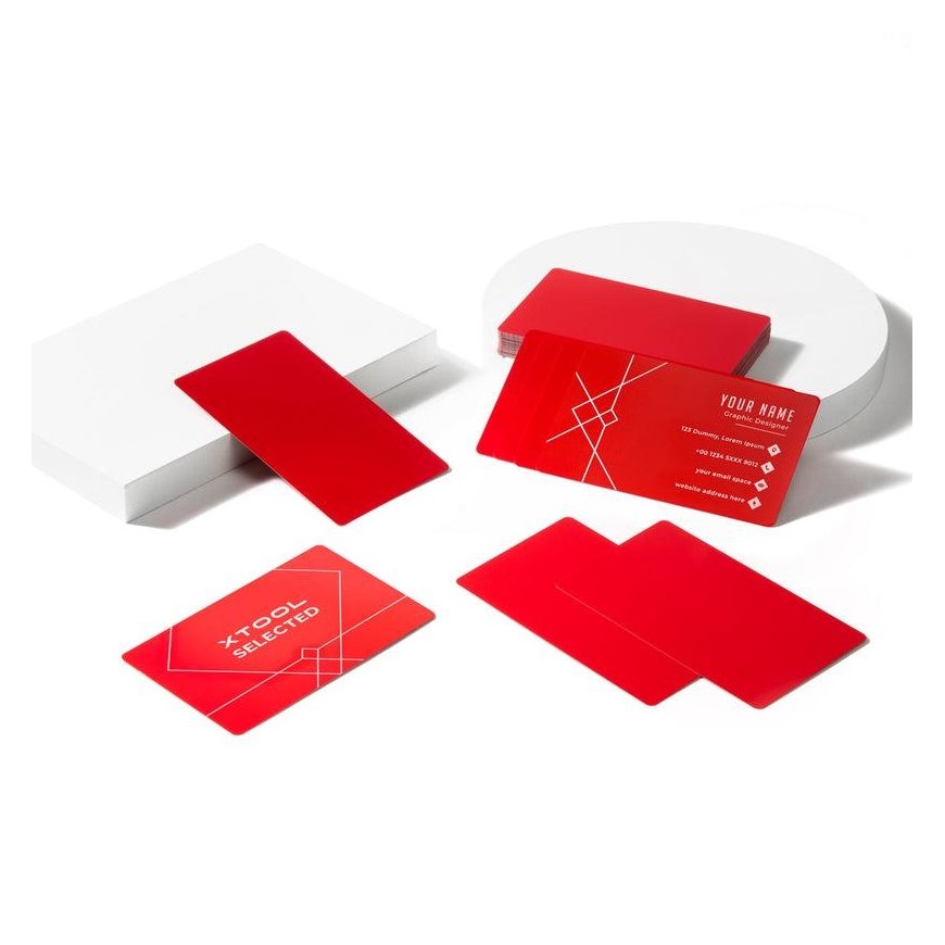 xTool metal business cards – 60pcs – 2