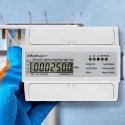 Qoltec Trójfazowy dwukierunkowy elektroninen licznik | miernik zużycia energii na szynę DIN | 400 V | 100A | LCD-näyttö | 4P Qoltec Trójfazowy dwukierunkowy elektroninen licznik | miernik zużycia energii na szynę DIN | 400 V | 100A | LCD-näyttö | 4P