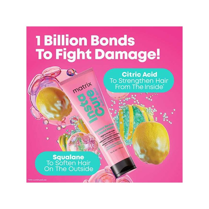 Matrix Instacure Build A Bond Restorative Mask for Damaged Hair (Mighty Bonds Mask) 250ml atstatomoji plaukų priežiūros priemonė – 5