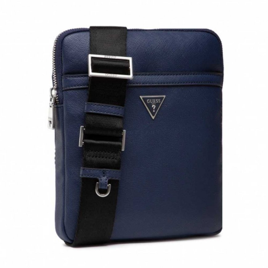 Guess , Certosa, Oda, Crossbody Krepšys, Mėlyna, HMCERT, 19,5 x 22,5 x 132 cm, Moterims Moterims