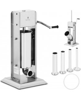 Royal Catering Filler, vertical sausage stuffer, manual, 5 l + 4 funnels