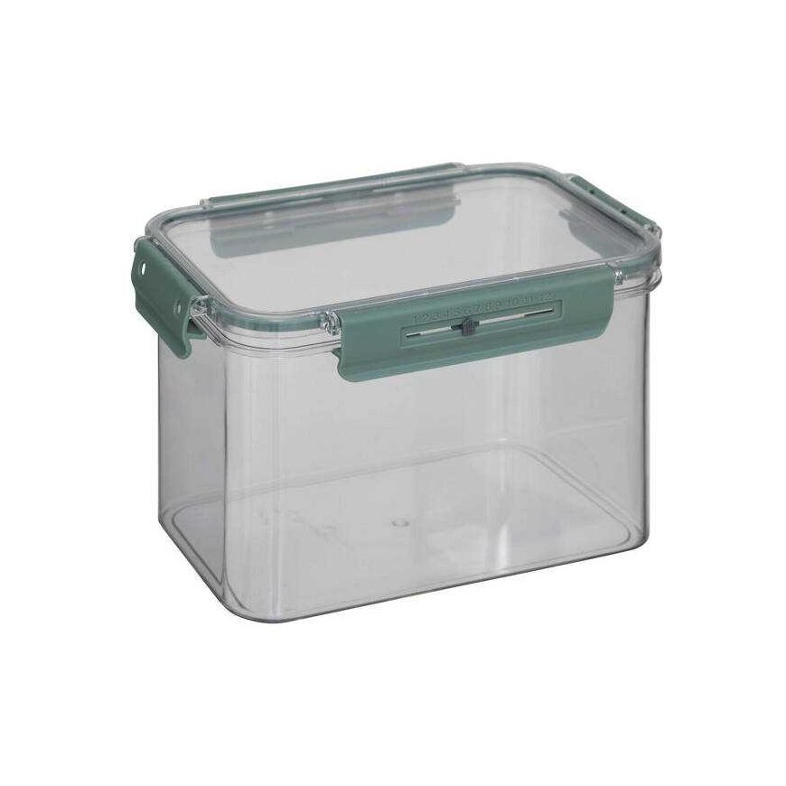5five Simply Smart Airtight PP NEO food container with date display, 2500 ml
