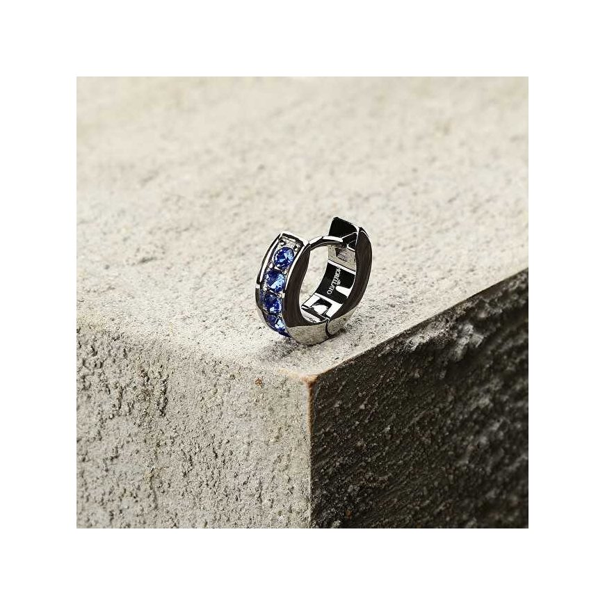 Morellato Motown SALS94 steel single earring with blue crystals – 2