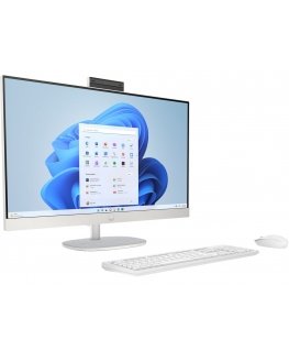 Pöytätietokone AiO HP 27 R5-7520U/16GB/512/Win11 Valkoinen