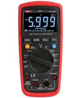 Uni-t Skaitmeninis multimetras su analogine skale, TRMS, 600V DC/AC, 10A DC/AC, 60MOm, 100mF, 10mHz, --40-1000C, UNIT