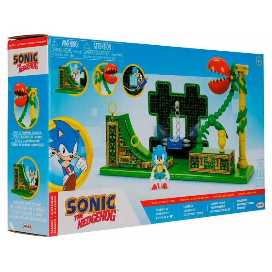 Jakks Pacific Sonic SONIC 2.5" playset Speedway Zone Playset, 418874