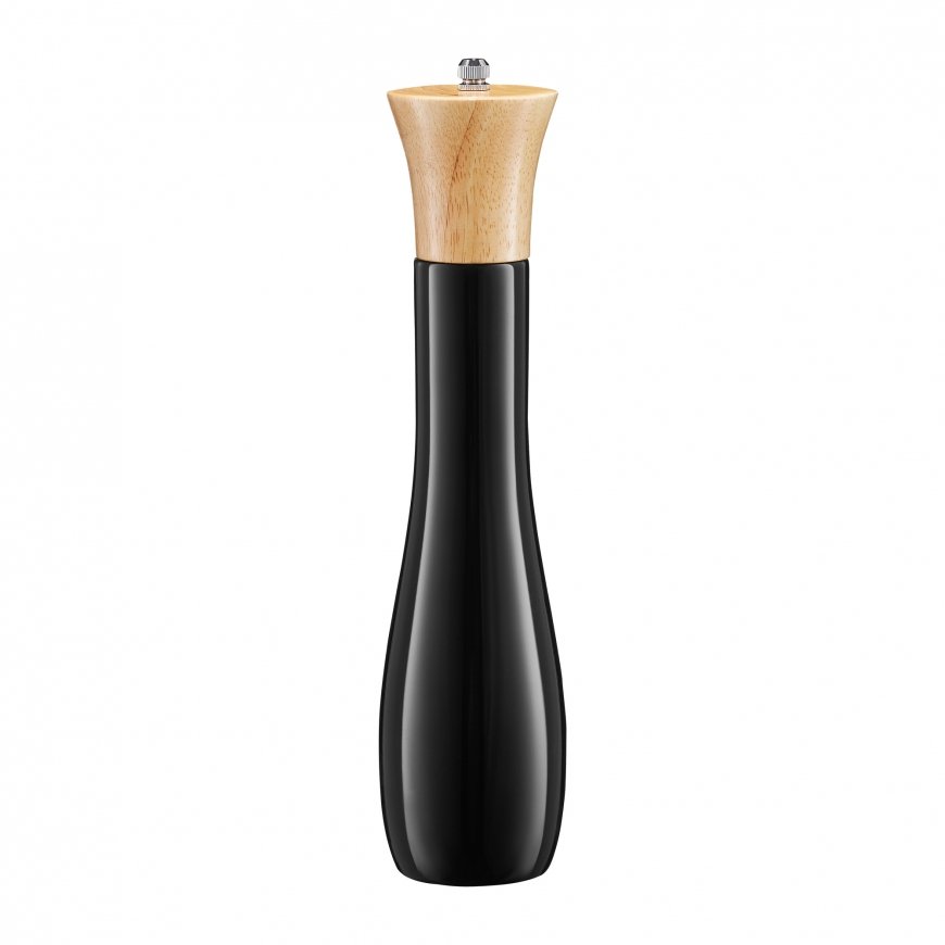 Suola- ja pippurimylly Natural 29 cm musta AMBITION