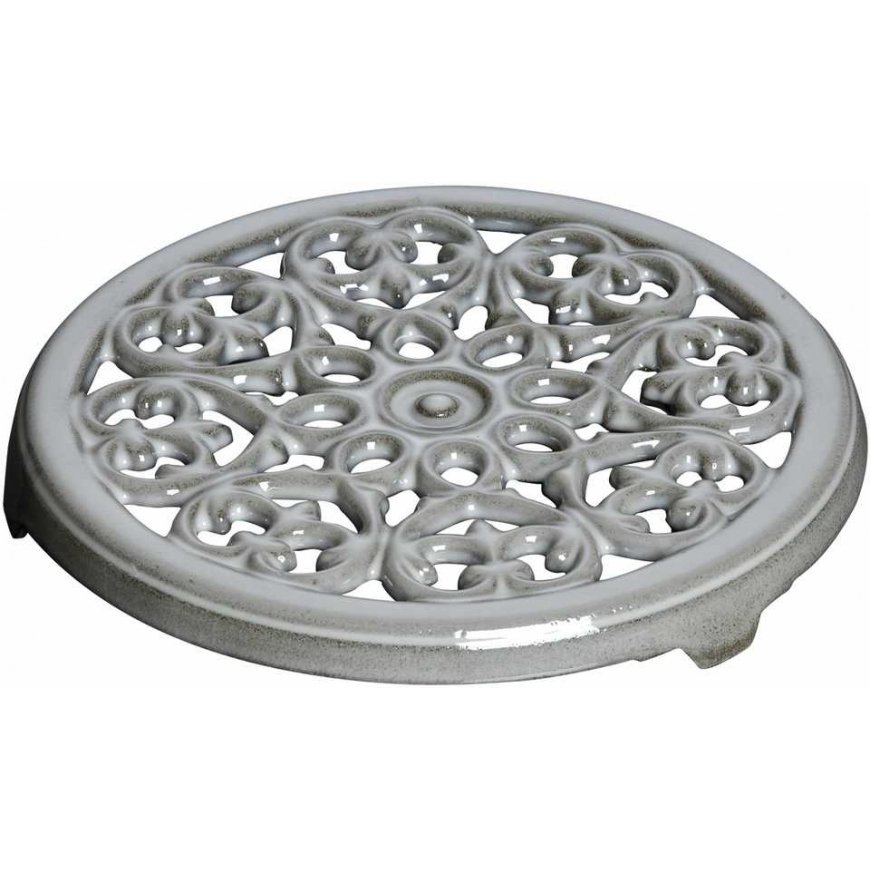 STAUB Valurautainen jalusta 23 cm, harmaa