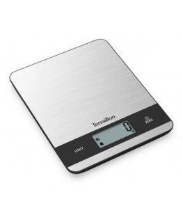 Terraillon Slim steel Harmaa Pöytämalli Suorakulmio Sähkökeittiövaaka