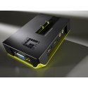 LevelOne KVM-0221 KVM переключатель Черный, Зеленый