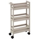 5five Simply Smart Very narrow bathroom rack with wheels, 3 shelves, width 15 cm 5five Simply Smart Very narrow bathroom rack with wheels, 3 shelves, width 15 cm