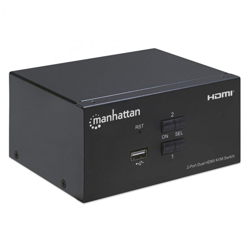 Manhattan 153522 KVM-lüliti Must – 2