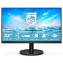 Philips V Line 221V8A/00 LED display 54,6 cm (21.5") 1920 x 1080 pikseļi Full HD Melns Philips V Line 221V8A/00 LED display 54,6 cm (21.5") 1920 x 1080 pikseļi Full HD Melns