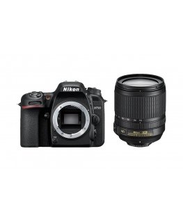 Nikon D7500 + AF-S DX NIKKOR 18-105 VR SLR-kaamera komplekt 20,9 MP CMOS 5568 x 3712 pikslit Must