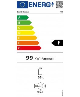 Caso | Barbecue Cooler | S-L | Energy efficiency class F | Free