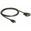 DeLOCK 85652 video cable adapter 1 m HDMI Type A (Standard) DVI Black DeLOCK 85652 video cable adapter 1 m HDMI Type A (Standard) DVI Black