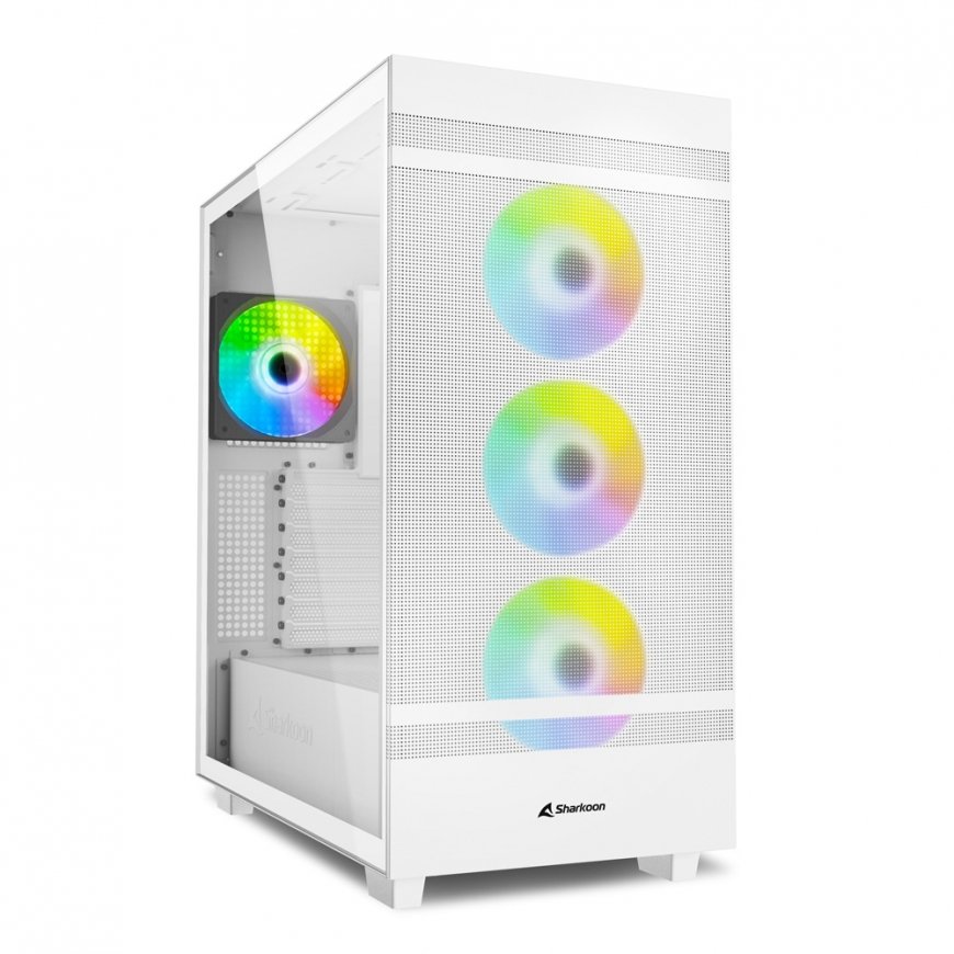 Sharkoon REBEL C50 RGB ATX Full Tower Balts