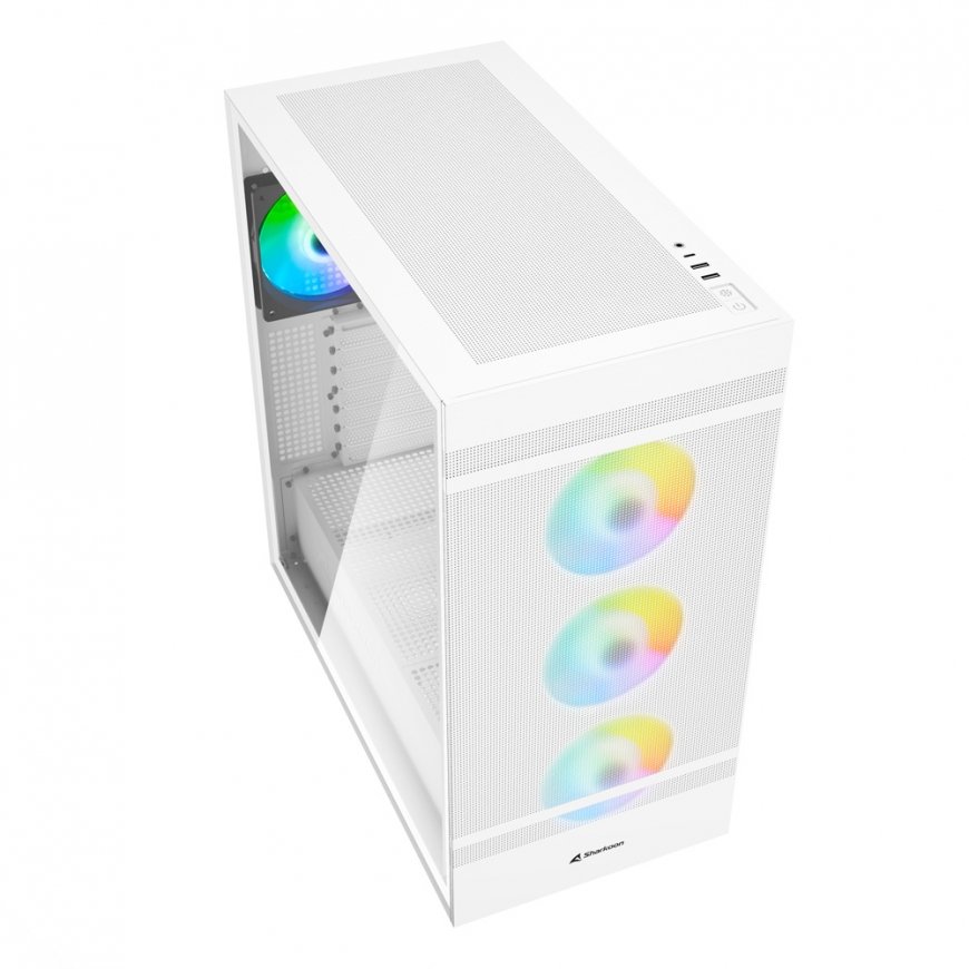 Sharkoon REBEL C50 RGB ATX Full Tower Белый – 3