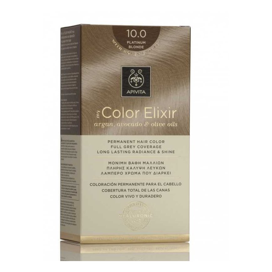 Kestoväri Apivita MY COLOR ELIXIR, 10.0 platinanvaalea