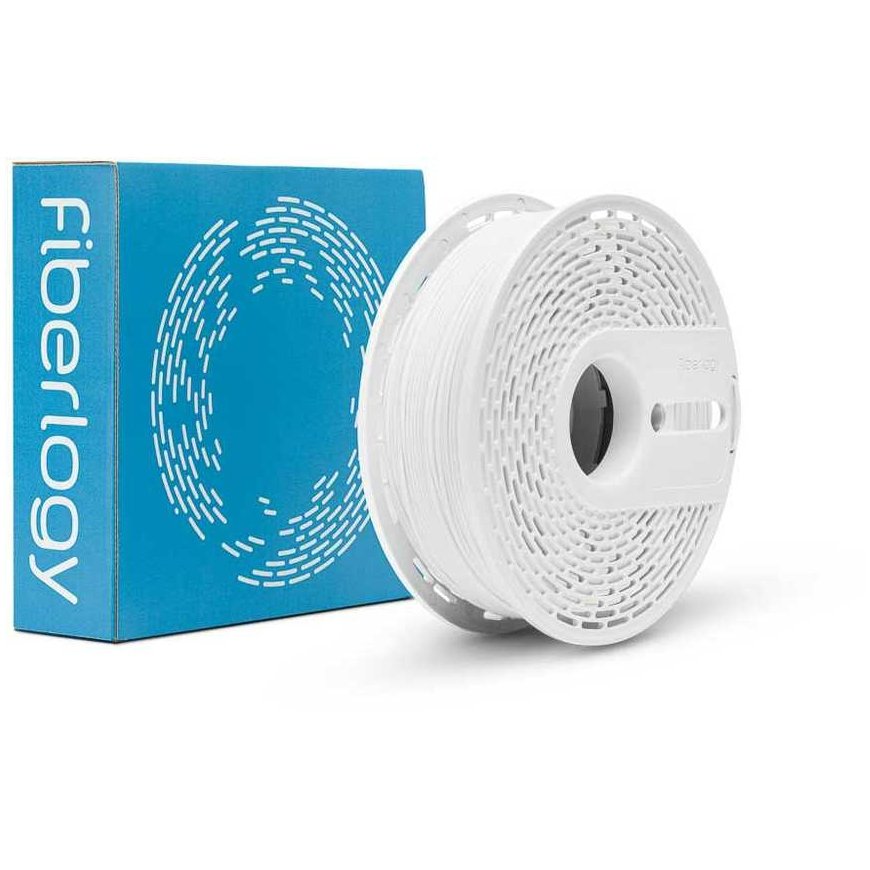 3D plastikas Fiberlogy Matte PET-G 1.75mm 0.85kg – Baltas