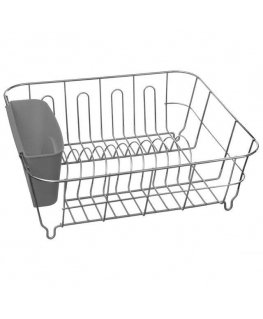 5five Simply Smart Dish Drainer chrome/gray