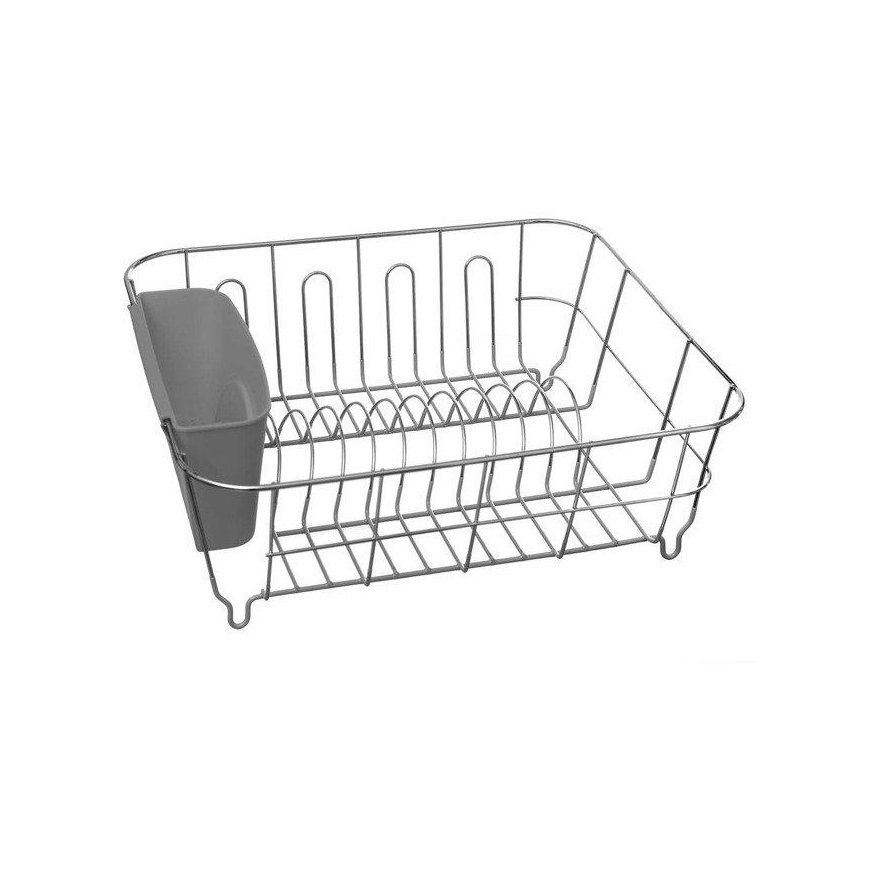 5five Simply Smart Dish Drainer chrome/gray