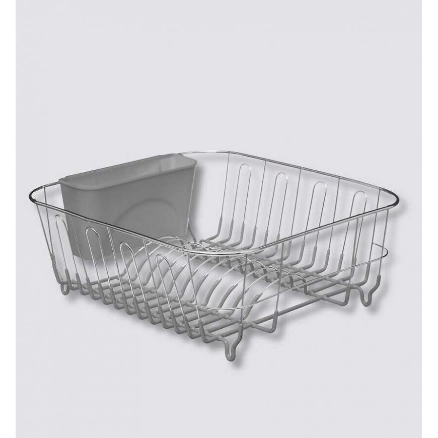 5five Simply Smart Dish Drainer chrome/gray – 5