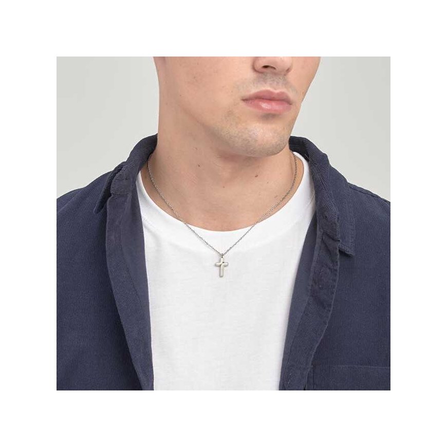 Brosway Stylish steel pendant with a cross Backliner BBC04 – 2