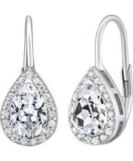 Silvego Silver ORIANNA drop earrings with zircons LPS0341SR