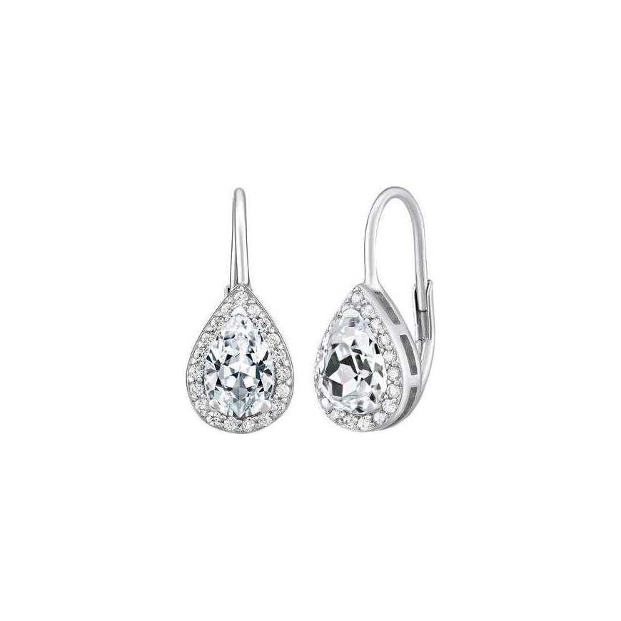 Silvego Silver ORIANNA drop earrings with zircons LPS0341SR