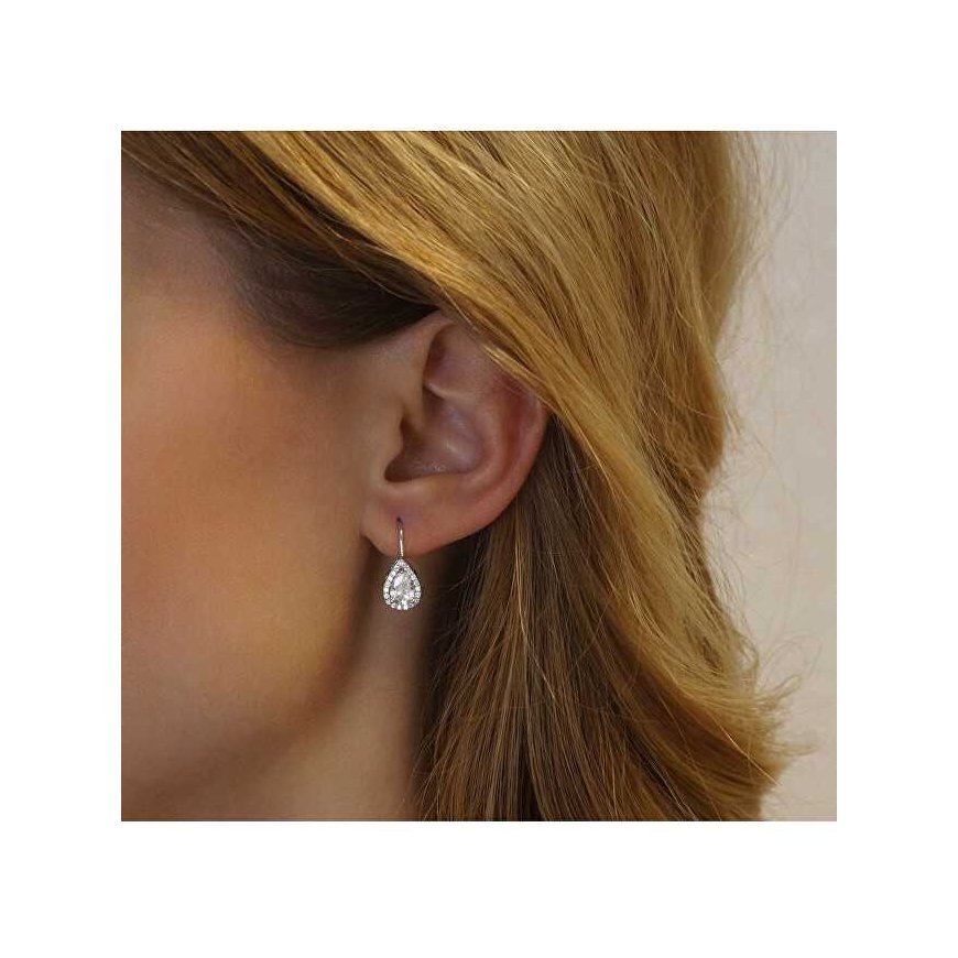 Silvego Silver ORIANNA drop earrings with zircons LPS0341SR – 2